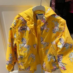 Kids color changing unicorn raincoat